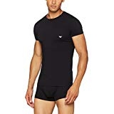 EMPORIO ARMANI MANN T-SHIRT SCHWARZ KURZARM INTIMO E PIGIAMI UOMO