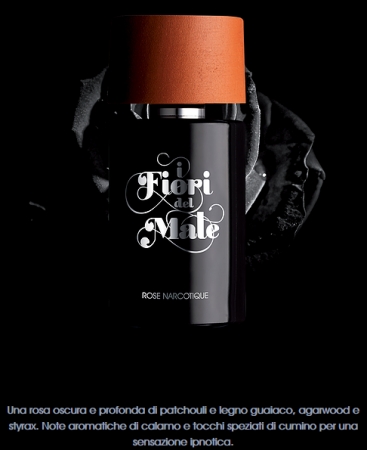 THE FLOWERS OF EVIL: ROSE NARCOTIQUE 100 ML E.D.P. UNISEX FRAGRANCE PROFUMI ARTISTICI
