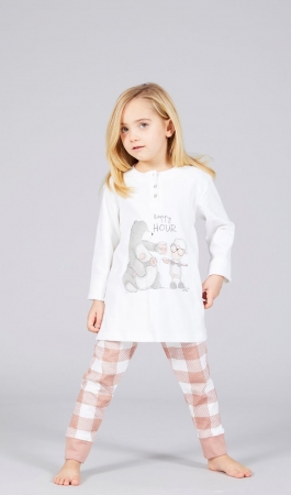 GLÜCKLICHES LEUTE-PYJAMAS-SCHÄTZCHEN. HEISSE BAUMWOLLE MAXI TOP PIGIAMI BAMBINI & RAGAZZI