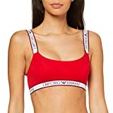 EMPORIO ARMANI WOMAN. SPORTS BRALETTE BRA COLOR RED INTIMO E PIGIAMI DONNA