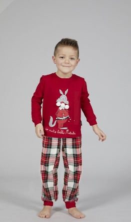 HAPPY PEOPLE  BIMBO. PIGIAMA IN CALDO COTONE SERIE XMAS 5266 PIGIAMI BAMBINI & RAGAZZI