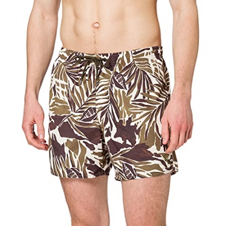 EMPORIO ARMANI UOMO. COSTUME BOXER MARE CON STAMPA SAFARI. COSTUMI MARE UOMO
