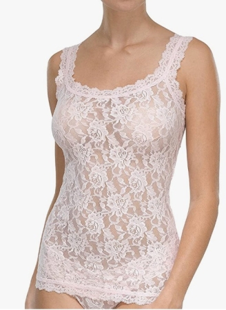 HANKY PANKY CANOTTA IN PIZZO COLORE BLISS PINK INTIMO E PIGIAMI DONNA