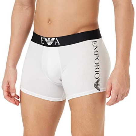 BOXER SIMPLE HOMME EMPORIO ARMANI COULEUR BLANC AVEC LOGO INTIMO E PIGIAMI UOMO