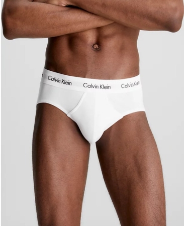 CALVIN KLEIN HOMME TRI-PACK COTON STRETCH SLIP COULEUR BLANC-BLANC-BLANC. INTIMO E PIGIAMI UOMO