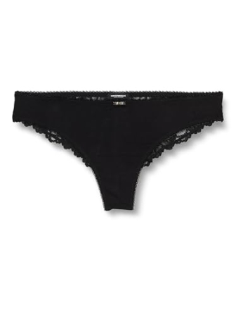 EMPORIO ARMANI DONNA SLIP IN PIZZO E VISCOSA COLORE NERO INTIMO E PIGIAMI DONNA