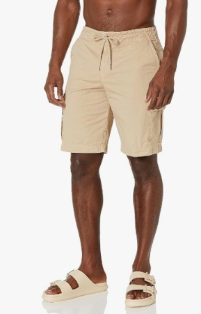 EMPORIO ARMANI MEN'S BERMUDA SHORTS COLOR YELLOW SAND MADE OF COTTON ABBIGLIAMENTO UOMO E UNDERWEAR