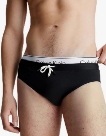 CALVIN KLEIN HERREN-BADEANZÜGE SLIP FARBE SCHWARZ COSTUMI MARE UOMO