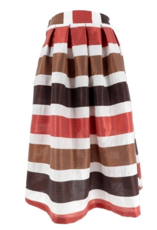 KARAKORUM WOMEN'S BLAIR SKIRT BROWN ABBIGLIAMENTO DONNA