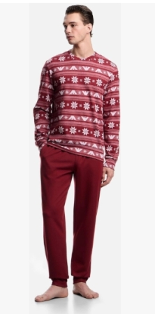 EMPORIO ARMANI UOMO Pigiama in jersey Holidays jacquard INTIMO E PIGIAMI UOMO