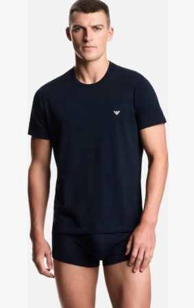 EMPORIO ARMANI UOMO EMPOIO ARMANI UOMO MAGLIA BI-PACK COLORE BLU NOTTE INTIMO E PIGIAMI UOMO