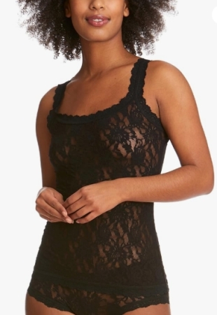 HANKY PANKY CANOTTA IN PIZZO COLORE NERO INTIMO E PIGIAMI DONNA