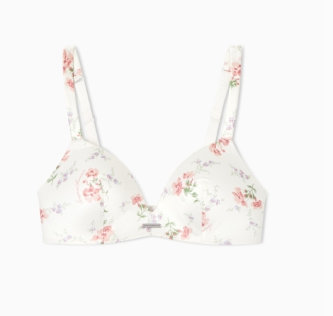 EMPORIO ARMANI DONNA REGGISENO TRIANGOLO IMBOTTITO IN MICROFIBRA SATIN STAMPA FLOREALE INTIMO E PIGIAMI DONNA
