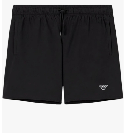 EMPORIO ARMANI UOMO BOXER MARE COLORE NERO COSTUMI MARE UOMO